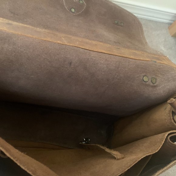 Rustic Leather Backpack - Picture 5 of 8